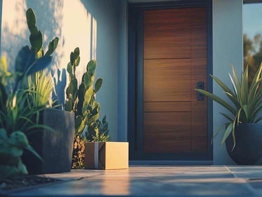 Package delivered to front door